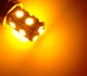 Светодиодная лампа с цоколем 1156 BAU15s PY21W 13 SMD 5050 12V Желтая со смещенным креплением Autoexpect (11161) - изображение 8