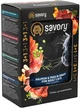 Промо набор упаковка влажного корма для кошек Savory Adult 3+1 лосось с горохом в соусе 85 г х 4 шт. (2700000032817) - изображение 1