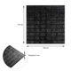 3D панель самоклеющаяся 700x770x3мм кирпич Черный (019-3) SW-00000584 - изображение 3
