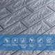 3D панель самоклеющаяся 700х770х3мм кирпич Серебро (017-3) SW-00000230 - изображение 4