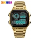 Мужские наручные электронные часы Skmei 1335 Ripple Gold - изображение 2
