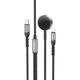 Зарядне бездротове пристрій Hoco CW54 2in1 1.2М 3А 20W для iWatch + кабель Lightning для годинників для iOS пристроїв Чорний - зображення 3