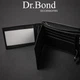 Кошелек мужской Classic из мягкой натуральной кожи DR. BOND M8-1 черный - изображение 8