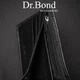 Кошелек мужской Classic с магнитным замком из натуральной кожи DR. BOND MSM-1 черный - изображение 8