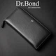 Чоловічий великий кошелек-клатч з натуральної шкіри DR. BOND MS-41 чорний - зображення 1