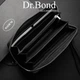 Чоловічий великий кошелек-клатч з натуральної шкіри DR. BOND MS-41 чорний - зображення 3