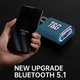Портативна Bluetooth колонка TG396 5W з RGB підсвічуванням Blue - зображення 2