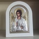 Греческая икона Prince Silvero Ангел Хранитель в серебре и золоте MA/E1126/WH-BX 15*21см - изображение 1