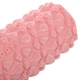 Массажный роллер ролик мфр заполненный пеной Zelart Grid Bubble Roller 9391 длина 45см Pink - изображение 8