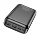 Повербанк BOROFONE 27A-20000мАч Power Bank 2хUSB, MicroUSB/Type-C, протиударний, вогнетривкий Чорний - зображення 9