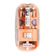 Мышь беспроводная прозрачная FMouse-M133-2.4GHZ+BT2 аккумуляторная 800-2400 DPI - изображение 11