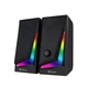 Колонки компьютерные с RGB подсветкой Kisonli 100MG питание от USB, 2 х 5Вт - изображение 5
