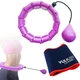 Комплект хулахуп з вантажем для схуднення Hoola Hoop Massager Фиолетовый та пояс для схуднення Vulkan Вулкан Extra Long (3000149-TOP-2) - зображення 1