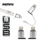 Переходник адаптер Remax RA-USB2 MicroUSB на Lightning для iPod, iPhone, iPad Серебристый - изображение 4