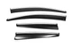 Ветровики с хром с полоской HB/SD (4 шт, Sunplex Chrome) для Opel Astra J 2009-2015 гг - изображение 1
