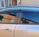 Ветровики с хром с полоской HB/SD (4 шт, Sunplex Chrome) для Opel Astra J 2009-2015 гг - изображение 2