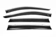 Ветровики с хромированным молдингом (4 шт., Niken) для Nissan X-trail T32/Rogue 2014-2021 гг - изображение 1