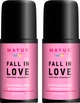 Упаковка дезодорантов Fall in love парфюмированный 50 мл х 2 шт (2200205042449) - изображение 1