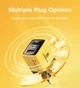 Зарядний пристрій ASOMETECH 35W GaN TypeC USB LED-дисплей PD3.0+QC3.0 Швидка зарядка для Apple iPhone, iPad, MacBook, Samsung, Xiaomi - зображення 7