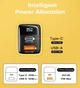 Зарядний пристрій ASOMETECH 35W GaN TypeC USB LED-дисплей PD3.0+QC3.0 Швидка зарядка для Apple iPhone, iPad, MacBook, Samsung, Xiaomi - зображення 8