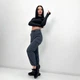 Жіночі вельветові брюки карго Fashion 50 графіт - зображення 3
