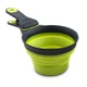 Мірна склянка для корму Dexas Collapsible KlipScoop складана на кліпсі 120 мл Cалатовий (dx30728) - зображення 1