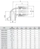 Колено UNIDELTA Ø75 х 2 1/2" Н PN16 PP-B 1008 (УФ защита) - изображение 2