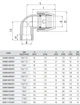 Колено UNIDELTA Ø110 х 4" В PN16 PP-B 1009 (УФ защита) - изображение 2
