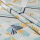 Простынь Home Line полуторная 145x215 см бязь Бежево-бирюзовая (178720 HL) - изображение 2