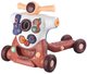 Chodzik dla BabyDan ActiSteps 4 in 1 Baby Activity Walker Bordowy (5705548046682) - obraz 3