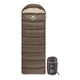 Спальник з капюшоном Naturehike U250 NH20MSD07, (6°C), лівий, коричневий - зображення 1