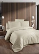 Постельное белье First Choice Jacquard Satin 200х220 Tecna Champagne - изображение 1
