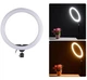 Кільцева LED лампа 33 см MJ33 з тримачем для телефону на 16 RGB режимів - зображення 4