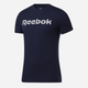 Koszulka męska bawełniana Reebok Gs Reebok Linear Rea 100042355 L Granatowy/Biały (4064047967807) - obraz 7