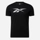 Футболка бавовняна довга чоловіча Reebok Gs Vector Tee 100052762 XL Чорна (4065424152373) - зображення 6