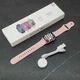 Смарт часы Smart Watch GS9 Mini Premium 41 mm Pink [с украинским меню, магнитной зарядкой и функцией звонка] [419502141] - изображение 6