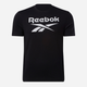 Koszulka męska bawełniana Reebok Identity Big 100070405 M Czarna (4066763437473) - obraz 1