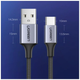 Кабель швидкісний Ugreen USB Type-C сірого кольору 0.5 м - зображення 4