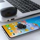 Бездротові Вакуумні Bluetooth навушники в кейсі Remax TWS-43 Чорний Силікон - зображення 7