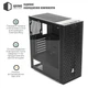 Корпус QUBE CARNIVAL Black (CARNIVAL_FCNU3) - изображение 2