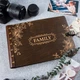 Фотоальбом "Family", 40 листов, А4, Темное дерево, WOODPRESENT - изображение 1