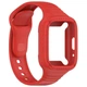 Силиконовый ремешок с чехлом для Redmi Watch 3 red - изображение 1