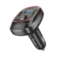 FM-Модулятор Hoco E76 Pole PD48W / QC3.0 car BT FM transmitter, Black - изображение 1