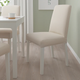 Кухонний стілець BERGMUND IKEA 393.880.76 білий/бежевий - зображення 2
