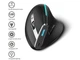 Вертикальная мышь беспроводная Zelotes F-36 с аккумулятором и RGB подсветкой 2,4G+Bluetooth Black - изображение 4
