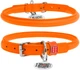 Ошейник для собак кожаный Collar WAUDOG Glamour с QR паспортом, круглый, XL, Д 13 мм, Дл 53-63 см (35314) - изображение 1