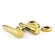 Кран угловой для полотенцесушителей Raftec 1/2"х1/2" удлиненный, золото, 2шт. (25-430430-4012) - изображение 3