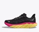 Женские кроссовки HOKA ONE ONE ARAHI 6 1123195 BPYP 38,5 (EU 38 2/3, USA 7B, 24 см) черные с малиновым - изображение 8