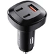 Автомобільний зарядний пристрій Acefast B3 66W(USB-C+USB-C+USB-A) three-port metal car charger Black - зображення 2