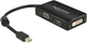 Adapter DeLock mini-DisplayPort - VGA / HDMI / DVI pasywny Black (4043619626311) - obraz 1